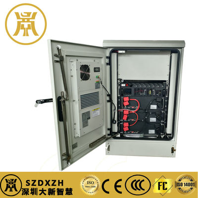 3kva 야외 UPS 장치 IP55 라이프포4 배터리 캐비닛 48V 3pcs 배터리와 에어컨